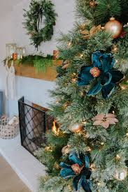 Maybe you would like to learn more about one of these? Modern Farmhouse Christmas Living Room With Navy Copper Rose Gold 1111 Light Lane