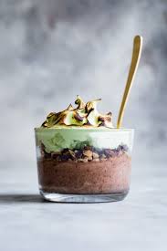 Mint Chocolate Mousse With Toasted Matcha Meringue Rezept Mit Bildern Kostliche Desserts Einfacher Nachtisch Rezepte