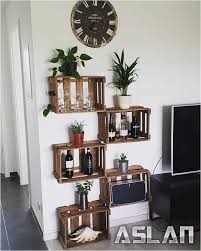 Deko Diy Ideen U0026 Inspirationen Mit Weinkisten U0026 Obstkisten Aœ Holzkisten Dekorieren Aœ Wohnung Aœ Garten Aœ Dekoidd In 2020 Decor Simple Decor Home Decor