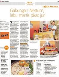 Bayangkan serawa durian ini dimakan bersama pulut kukus, perghh membuatkan sesiapa jom lihat bagaimana nak buat serawa durian yang bukan saja sedap dimakan, malah ianya ringkas disediakan. Gabungan Nestum Labu Manis Pikat Juri Klik