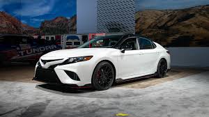 In terms of design, the 2020 toyota camry trd has a gloss black front grille with a sport mesh insert and unique exterior badging as well as polished stainless steel trd exhaust tips. 2020 Toyota Camry Trd Priced From 31 995