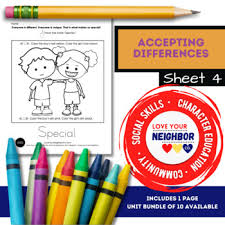 Most sources follow fairly straightforward rules. Accepting Differences Worksheets Teaching Resources Tpt