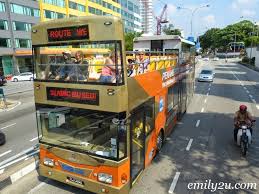 The hop on hop off covers most of the view and is a great choice for you. Penang Hop On Hop Off Bus Services From Emily To You