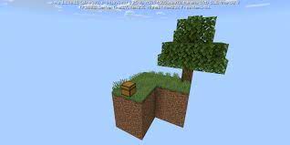 A new skyblock map 1. Skyblock Map 1 13 Minecraft Pe Maps