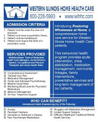 Restoring Wholeness At Home Behavioral Health Program Home Health Care Home Health Health Programs