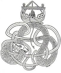 Jormungandr Die Midgardschlange Jormungandr Midgardschlange Norsemythology Jormungandr Die Midgardschla Wikingersymbole Keltische Designs Wikinger Kunst