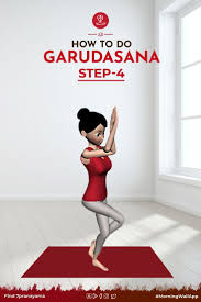 Garudasana Steps Of Eagle Pose Benefits Easy Yoga Workouts Learn Yoga Poses Yoga Steps