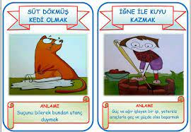 atasozleri ve deyimler panosundaki pin