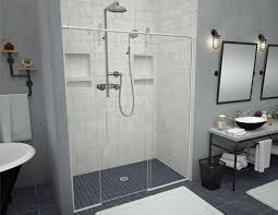 You can install a waterproof membrane before laying tile or stone down. Shower Pans Bases Shelves Tile Redi