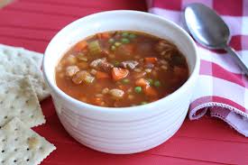 An easy to follow recipe for homemade vegetable beef soup. Vegetable Beef And Barley Soup