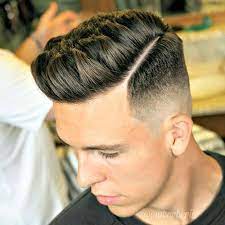Best Hairstyles For Men Spiky Hair With Hard Part And Skin Fade Fade Haircut Styles High Fade Haircut Mid Fade Haircut