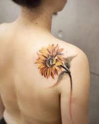 Chic Sunflower Tattoos Ideas That Will Inspire You To Get Inked42 525373112782813270 Shoulder Blade Tattoo Flower Tattoo Shoulder Sunflower Tattoo Shoulder