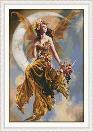 Cross stitch is a wonderful and rewarding pastime—one where you create treasures that will last for generations. Big Size The Moon Fairy Painting Counted Cross Stitch Kits 14ct 11ct Printed Dmc Cross Stitch Diy Embroidery Needlework Sets Counted Cross Stitch Kits Cross Stitch Kitscounted Cross Stitch Aliexpress