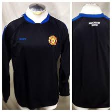 Shop for official manchester united jerseys, hoodies and man utd apparel at fansedge. Manchester United Futbol Club Large Pullover Long Sleeve Dri Fit Shirt 50 On Sidelineswap