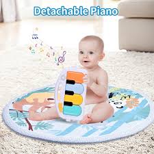 Ideal for game mat, crawling blanket and other multifunctional usage. Buy Wyswyg Deluxe Baby Play Mat 3 In 1 Baby Gym Piano With 4 Hanging Toys Infant Playmat For Tummy Time Educational Baby Activity Mat 0 12 Months Online In Hungary B088zvmr54