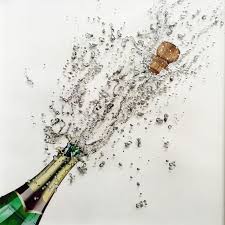 Oil And Acrylic Realistic Painting Of Champagne Bottle And Bubbles I Used A Layering Technique To Create The Bubb Realistic Paintings Painting Doodle Drawings