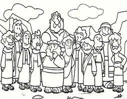 Here's a set of free printable alphabet letter images for you to download and print. Cartoon Od Jesus Disciples Coloring Page Coloring Sun Coloring Library