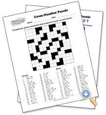 Cross Number Puzzle Worksheetworks Com Guided Math 4th Grade Math Number Puzzles