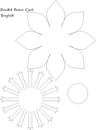 Shablon Karty Cvetok Gabarit Fleur Modeles Fleurs De Papier Fleurs En Papier Geantes