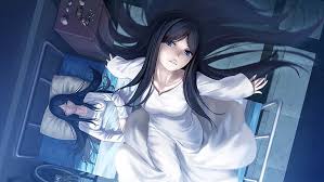 Collection by jj • last updated 12 days ago. Hd Wallpaper Black Haired Female Anime Character With White Long Sleeved Dress Wallpaper Flare