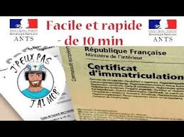 La carte grise n'était pas obligatoire ? Ants Faire Sa Carte Grise De Mobylette Immatriculer Une Mobylette Attention Cout 2021 11euros Youtube
