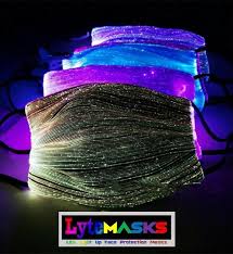 Lytemask Light Up Led Face Mask Rechargeable Lytecordz
