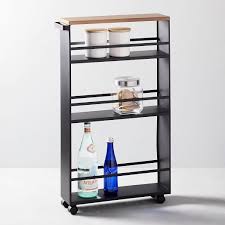 Maybe you would like to learn more about one of these? Yamazaki Rolling Storage Cart W Handle Black