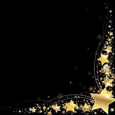 Frame Van Gouden Sterren Op Een Zwarte Achtergrond Fondos De Pantalla Noche Estrellas Doradas Fondos Con Luces