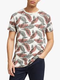 Up to 70% off apparel · shop the latest trends · the brands you love Scotch Soda Short Sleeve Leaf T Shirt Floral At John Lewis Partners
