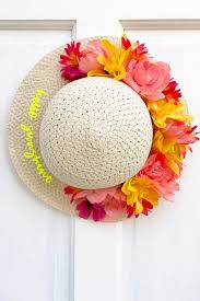 Check spelling or type a new query. Diy Summer Beach Hat Wreath Living La Vida Holoka