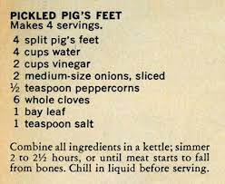 Maybe you would like to learn more about one of these? Pickled Pig S Feet Recipe So Happy I Found This Recipe Many Of The Markets Have Such Fresh Pigs Feet Now I Pickled Pigs Feet Recipe Pig Feet Pig Feet Recipe