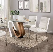New and used dining sets for sale near you on facebook marketplace. Cilegon Modern Geometric Design 5 Piece Dining Set Furniture Of America 3748