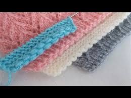 Tirtikli Orgu Baslama Teknigi Istek Video Orgu Teknikleri Ilmek Nasil Atilir Youtube Orgu Baby Knitting Patterns Tig Isleri