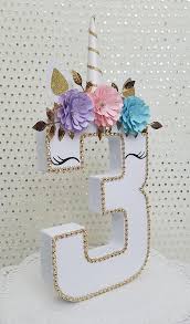 Unicorn Birthday Number Unicorn Party Personalized Gift Gift For Her Bedroom Decor White Unicorn Unicorn Gift Unicorn Birthday Parties Unicorn Birthday Birthday Party Crafts