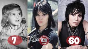 Joan jett should be rocking stadiums right now. Joan Jett Transformation From 6 To 60 Years Old Youtube