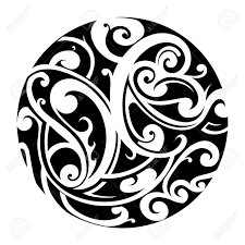 Hoy les traemos tatuajes maories! Forma De Circulo Con El Ornamento Tatuaje Maori De Estilo Y Elementos Florales Ilustraciones Vectoriales Clip Art Vectorizado Libre De Derechos Image 54539991