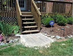 Pickles And Cheese Diy Stone Patio Landing Patio Stones Diy Stone Patio Outdoor Remodel