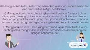 We did not find results for: Powtoon Menganalisis Kaidah Kebahasaan Teks Proposal 3