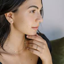 Amazon.com: Honeycat Genevieve Double Stack Black Crystal Ring in Gold,  Rose Gold, or Silver