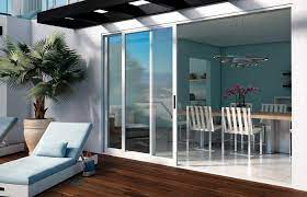 A sliding glass door, patio door, or doorwall is a type of sliding door in architecture and construction, is a large glass window opening in a structure that provide door access from a room to the outdoors, fresh air, and copious natural light. Stacking Sliding Folding Glass Doors Moving Glass Wall Systems Milgard