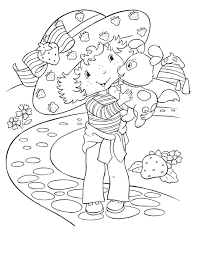 Bring home the colorful world of strawberry land with our collection of coloring sheets. Strawberry Shortcake For Kids Strawberry Shortcake Kids Coloring Pages