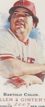 Bartolo Colon 2007 Topps Allen and Ginter SP