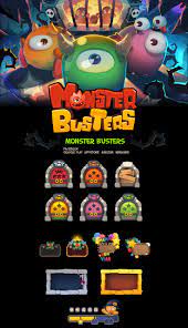 Monster Busters On Behance Monster Busters Monster Games Game Design