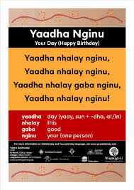 Yaadha Nginu Your Birthday Winanga Li