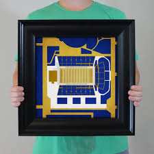Skelly Field At H A Chapman Stadium Map Art College