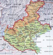 La superficie della lombardia si divide quasi equamente tra pianura (che rappresenta circa il 47% del territorio) e le zone montuose. Mappa Della Regione Veneto Il Veneto