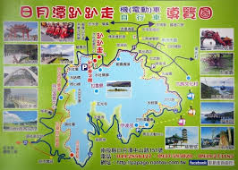 日月潭租車 趴趴走自由行 機車出租 電動自行車出租 趴趴走導覽圖 travel alone map screenshot travel