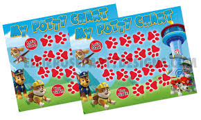 Paw patrol printable reward training chart, responsibility chart, instant download, pdf. Free Paw Patrol Potty Training Chart Ellierosepartydesigns Com
