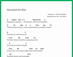 ada band haruskah ku mati chord | Order At Finish Line | gunesparkevleri.com