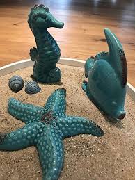 Lebenstil Design Bad Deko Seestern Stern Blau Turkis Figur Skulptur Maritim Bad Accessoires 17x4x17cm Gross 1 Seestern Garten I Deko Deko Natur Naturgarten
